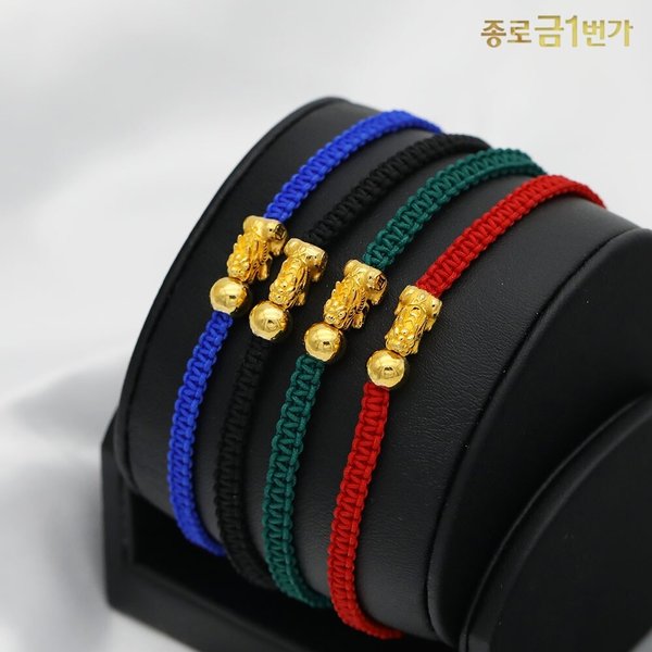 순금 팔찌 비휴 볼 매듭 1.875g