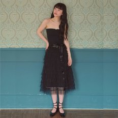 / ballerina tutu wrap skirt (black)