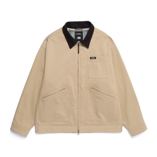 [부산점] N251MJP010 내셔널지오그래픽 캠벨리 코튼 카라 점퍼