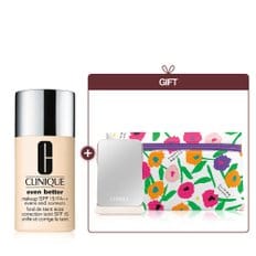 [3][SSG 단독] 이븐 베터 메이크업 SPF15/PA++ 30ml (+핑크 접이식 거울 & 파우치 증정)