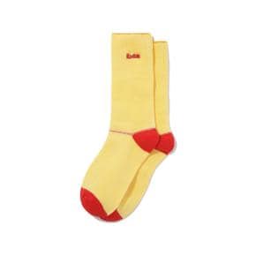 [공식]멀티컬러 크루 삭스 YELLOW