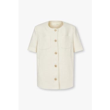 GCUT [지컷25S/S]라운드넥 트위드 미디 자켓(7255210104)