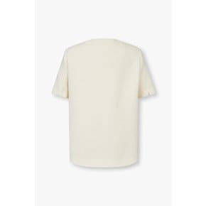 [지컷25S/S]라운드넥 트위드 미디 자켓(7255210104)