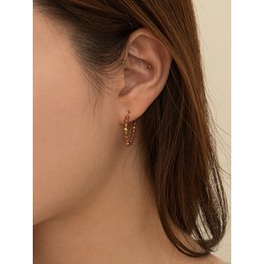 Circle Beads Earring