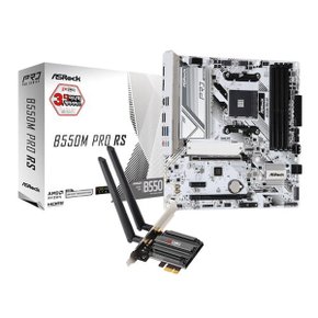 애즈락 B550M Pro RS  WiFi6E 랜카드 패키지 메인보드 디앤디컴