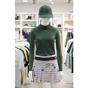 [여주점] 볼빅골프웨어 여성 골프 리본포인트 냉감소매 카라 티셔츠 SN302