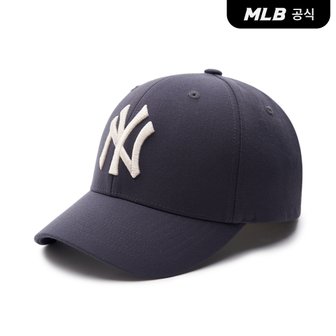 MLB [코리아공식]뉴핏 스트럭쳐 볼캡 NY (Charcoal Grey)