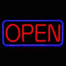 LED 네온사인 리모컨 OPEN 오픈