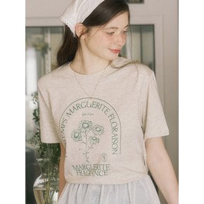 Marguerite T-shirt - Oatmeal