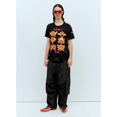 [해외배송] 24 S/S WALTER VAN BEIRENDONCK HAPPYSAD TURNABLE 티셔츠 B0111106440