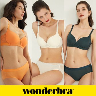 WONDERBRA 원더브라 풀커버리지 플러스 브라팬티 6종세트 WBW3M222326_T