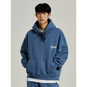 LOGO HOODIE blue (기모)