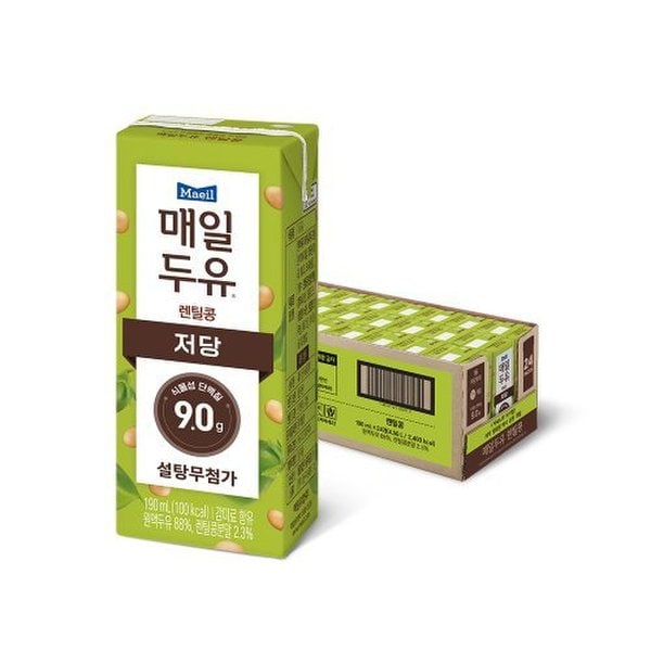 [쓱7클럽]매일두유 렌틸콩 190ml 24팩