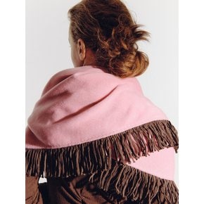 FRINGE MUFFLER (PINK)