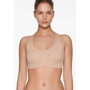 4859068 OYSHO INVISIBLE LASER-CUT CROSSOVER BACK - Bustier salmon