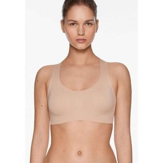 이스퀘어 4859068 OYSHO INVISIBLE LASER-CUT CROSSOVER BACK - Bustier salmon