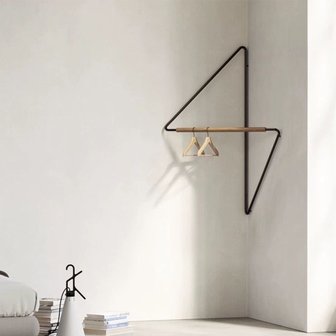 토마톰스 [토마]오브제 코너옷걸이 행거/헹거 소형 시스템 스탠드 이동식 튼튼한 소(CN101)