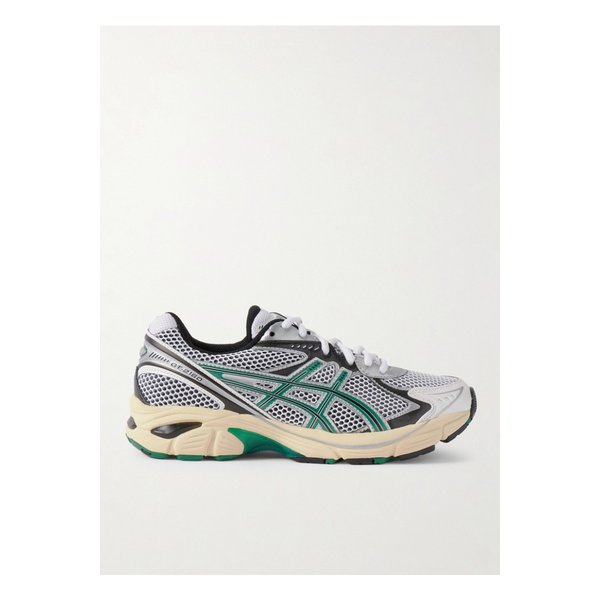 Gt-2160 인조 가죽 트리밍 메시 스니커즈 차콜 1647597342477361