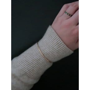 GOLD BAMBOO CHAIN BRACELET