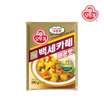 오뚜기 백세카레 매운맛 100g x 40개(1박스)