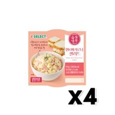 세븐셀렉트 햄&마카로니 샐러드 간편식 110g x 4개