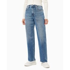 Calvin Klein Jeans 여성 하이라이즈 루즈핏 미드블루 데님(J224665)