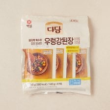 CJ제일제당 다담 우렁강된장양념 140g*4