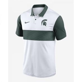 Michigan State Spartans Primetime Campus 베이퍼 맨즈 나이키 드라이핏 컬리지 폴로 카라티 CL