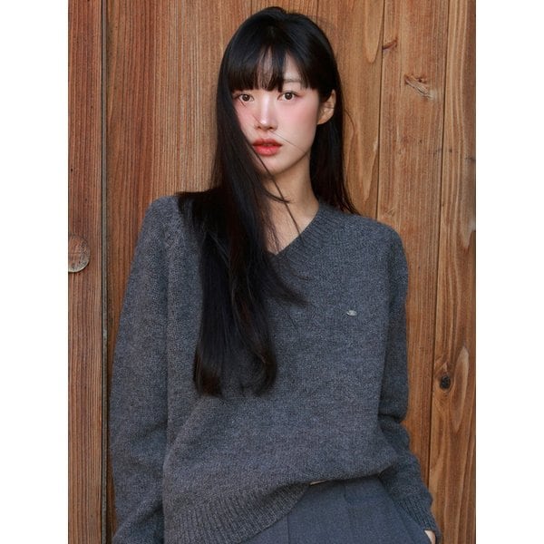루즈핏 클래식 브이넥 니트 3컬러 VW633