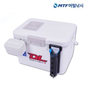 멀티 쿨박스 낚시 아이스박스 9L 로드홀더 미끼통 포함