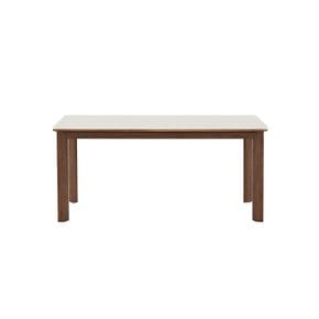 포멜로 세라믹식탁 4인세트 160cm 브라운_패브릭체어 4EA (옵션 택1)
