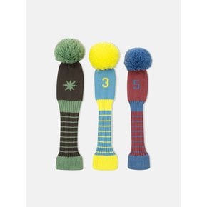 Knit Headcover Set Multi