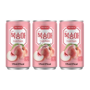 다인 복숭아 175ml/ 10캔 주스캔음료