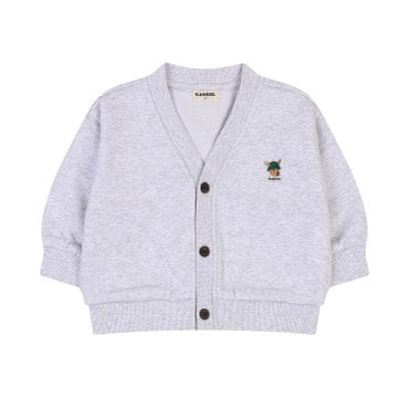 캉골키즈 [베이비] 루 심볼 져지 가디건 RC 0967 멜란지 그레이 (ARCCJC09670MY)