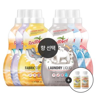 레드루트 단독구성 유아 아기 세탁세제3L+유연제1L 미니어처 2종 증정 _P337560320