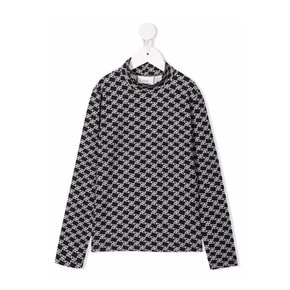 21FW 키즈 FF 칼리그래피 탑 블랙 JFI230 AG25 F0GME