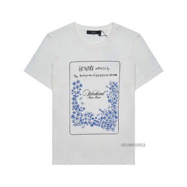 막스마라 SS25 여성 테이에라 프린트 티셔츠 TEIERA 001