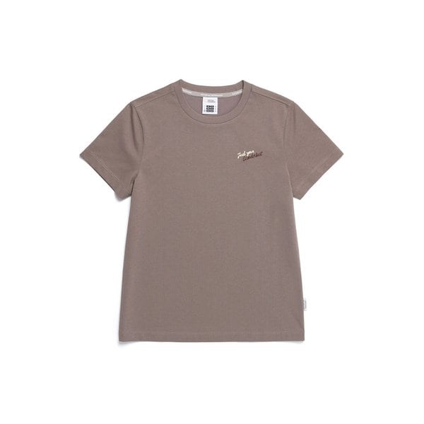 N252WTS950 여성 오비스 베이직핏 반팔 티셔츠 CINNAMON