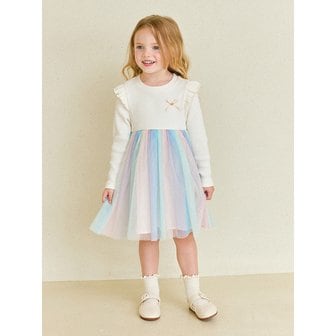 헤이미니 하트리본테잎레인보우샤원피스