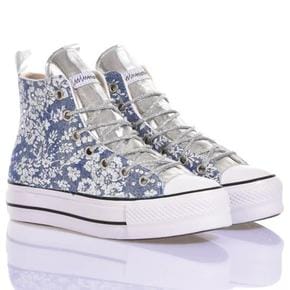 스니커즈 3236 CONVERSE PLATFORM FLOWER JEANS Blue