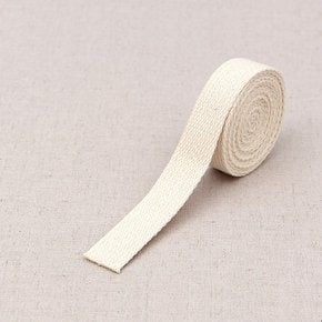 소잉데일리_내추럴 소프트 가방 웨이빙 끈 20mm 면