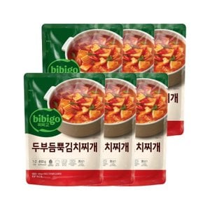 CJ제일제당 비비고 두부듬뿍 김치찌개 460g x6개