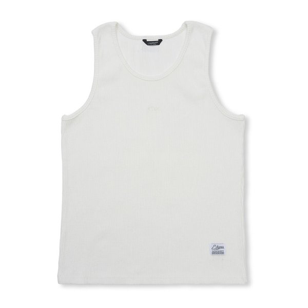 Muscle Fit STGM Logo Sleeveless White