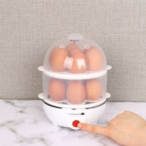 가정용 손쉬운 계란삶는기계 에그스티머 2단찜기[WB44286]