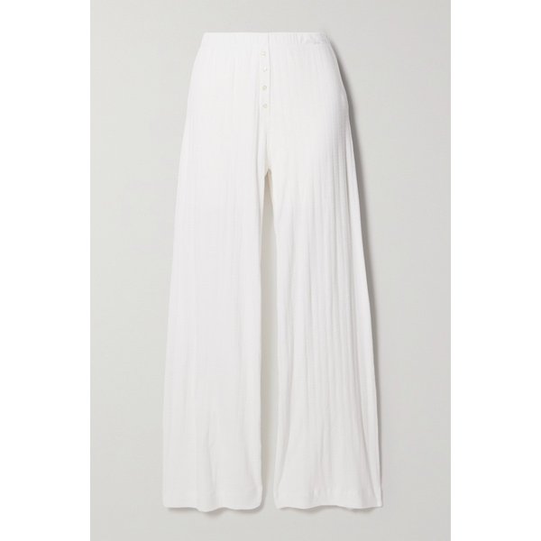 리셋 복서 포인텔 니트 코튼 팬츠 화이트 1647597326557427