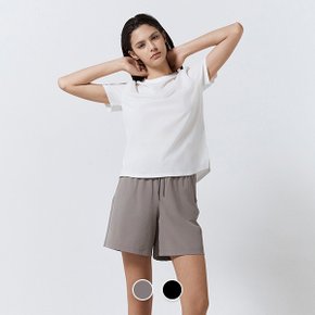 406582 여 나일론/스판 스트레치 밴딩쇼츠 (퍼포먼스 캐주얼)