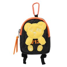 TEDDY SMALL BACKPACK KEYRING POUCH_V31C5AC663_BK