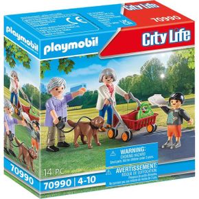 일본 플레이모빌 자동차 PLAYMOBIL MODERN HOUSE WALK WITH GRANDPA AND GRANDMA 2023 70990 170