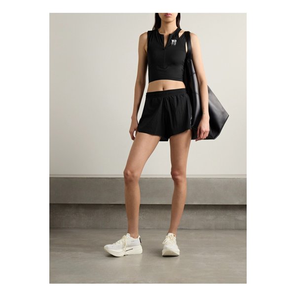 Y-3 크롭 컷아웃 프린트 스트레치  탱크 블랙 1647597325299729