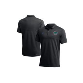 4534326 Jordan Brand Mens Black Florida Gators 2022 Coaches Performance Polo